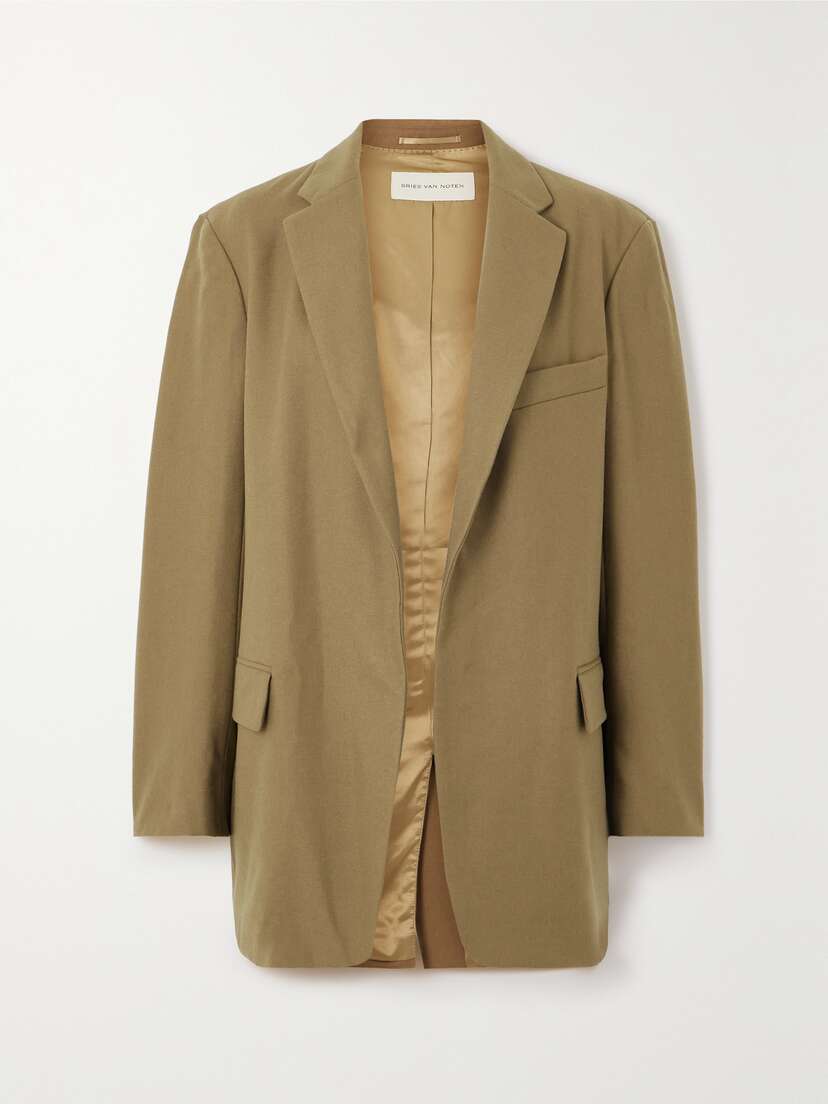 Dries Van Noten Wool-blend Twill Blazer