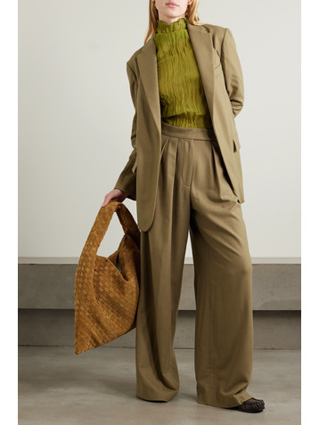 Dries Van Noten Wool-blend twill blazer