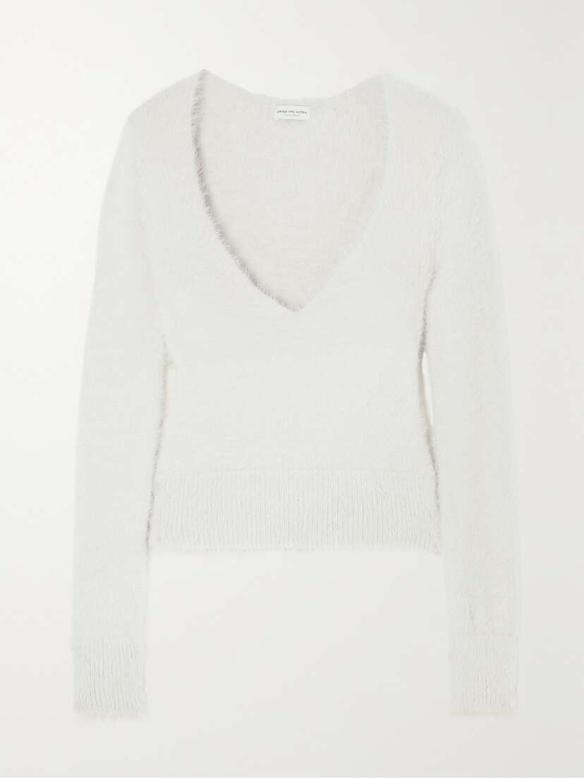 Dries Van Noten Brushed Knitted Sweater