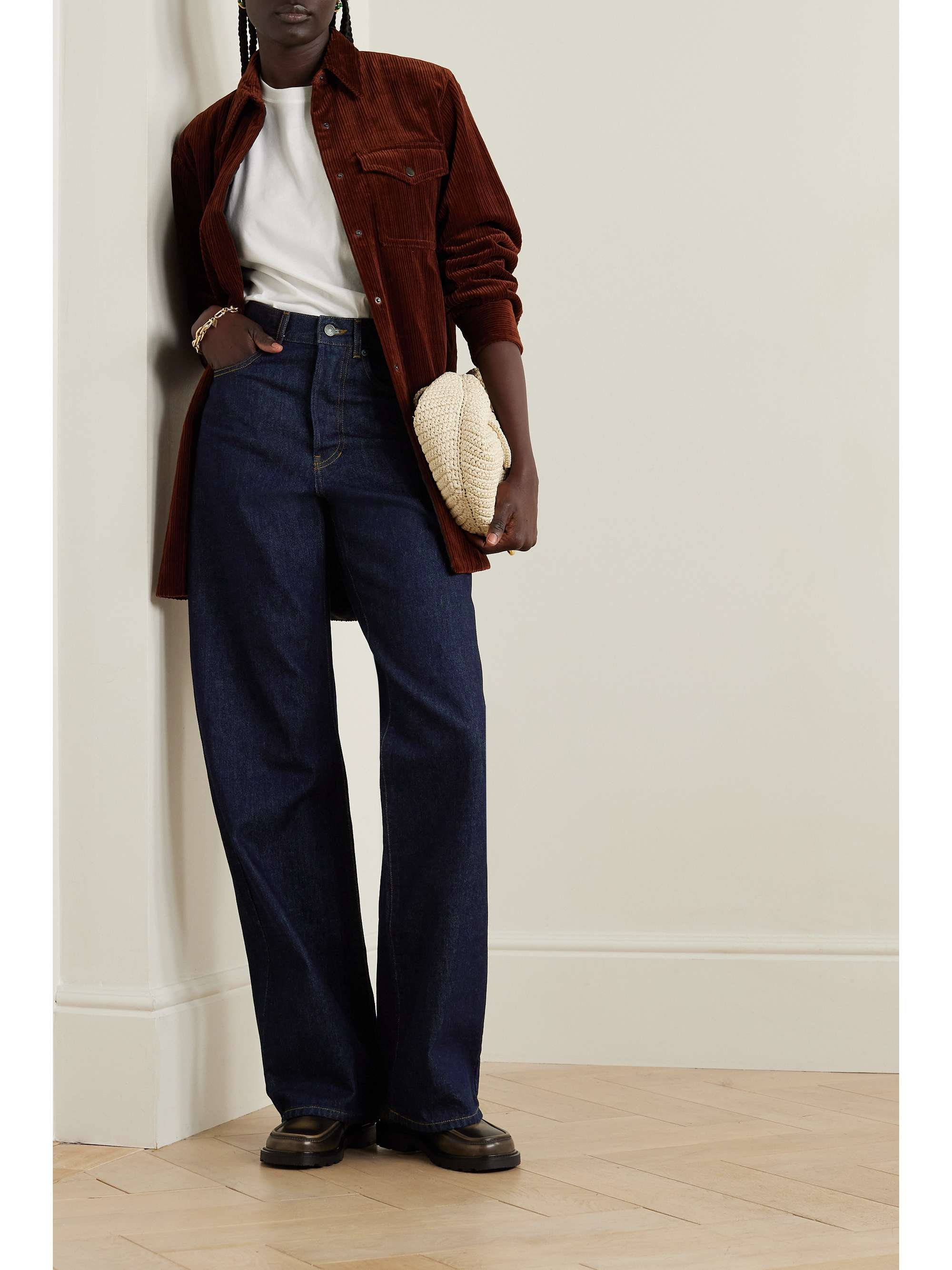 DRIES VAN NOTEN High-rise wide-leg jeans | NET-A-PORTER