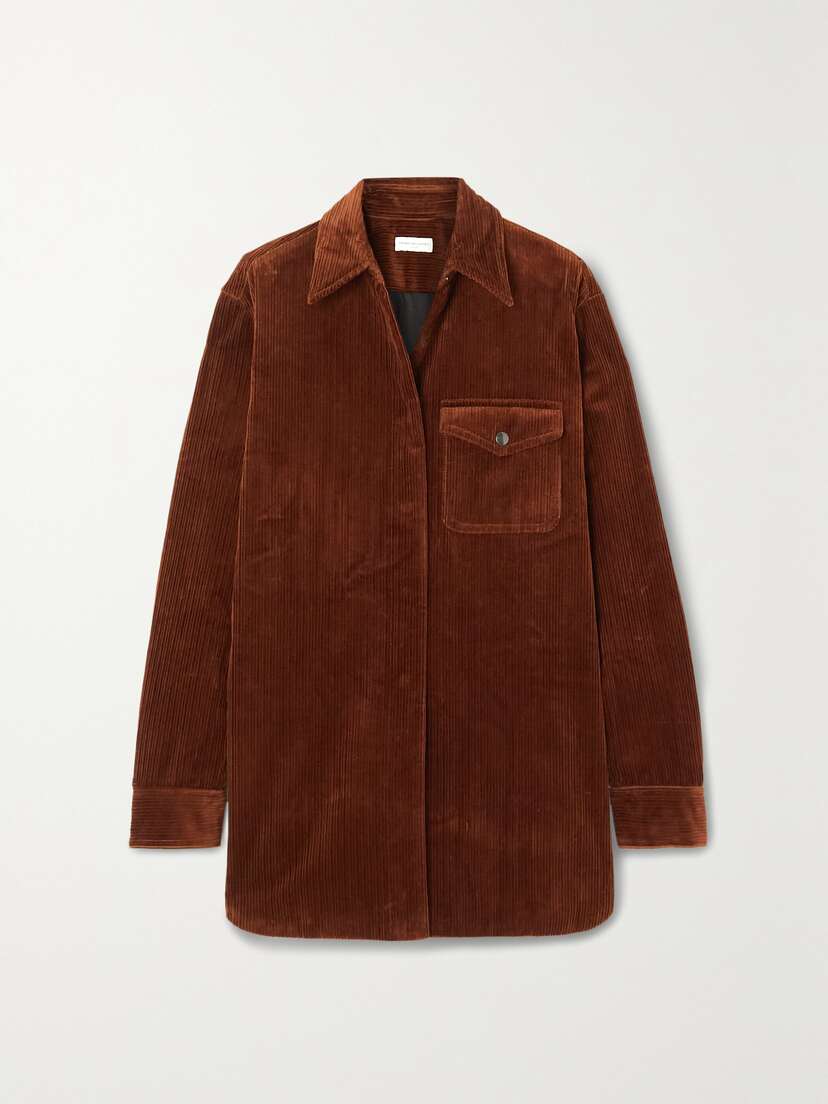 Dries Van Noten Padded Cotton-corduroy Shirt
