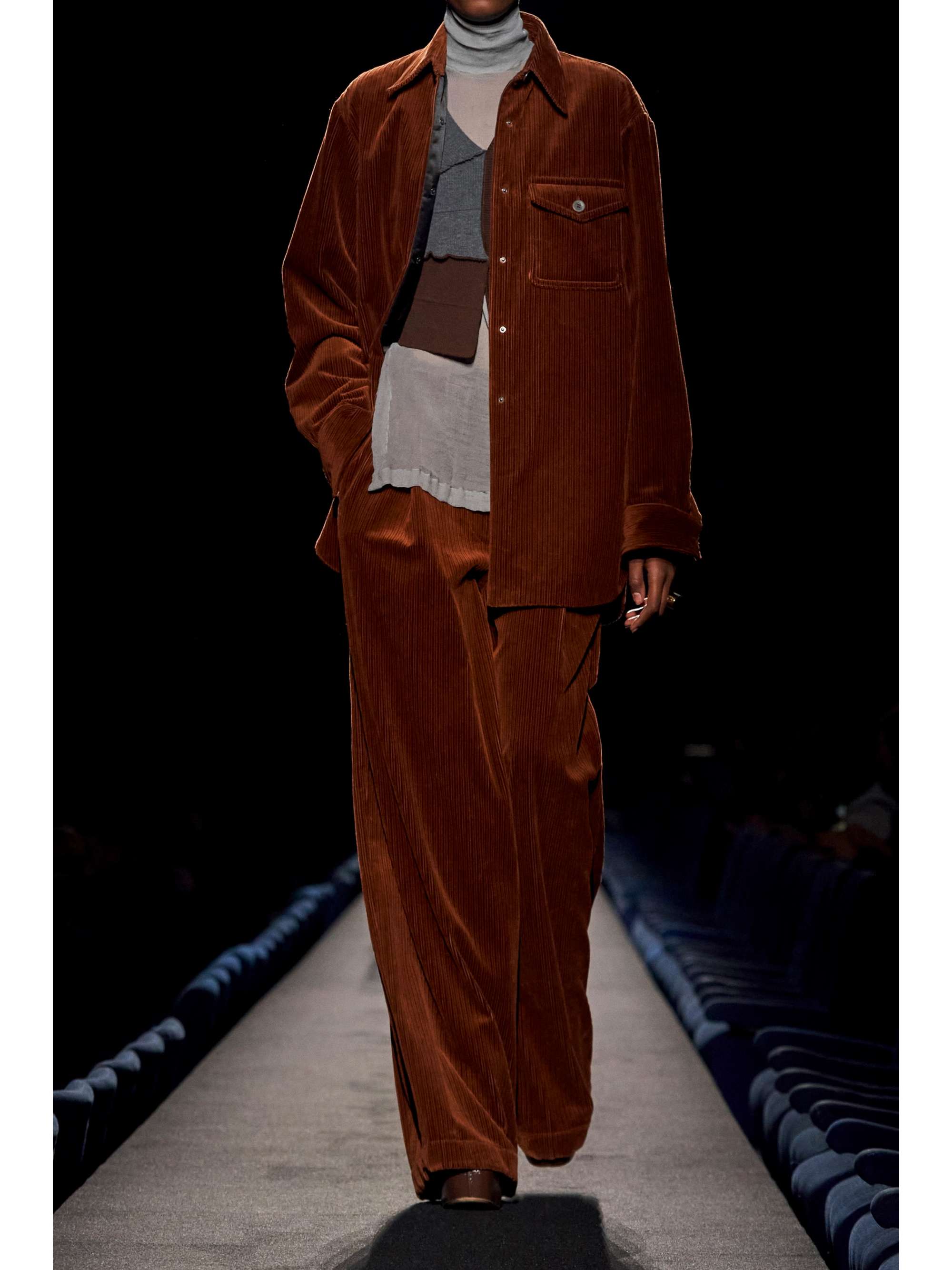 DRIES VAN NOTEN Padded cotton-corduroy shirt | NET-A-PORTER