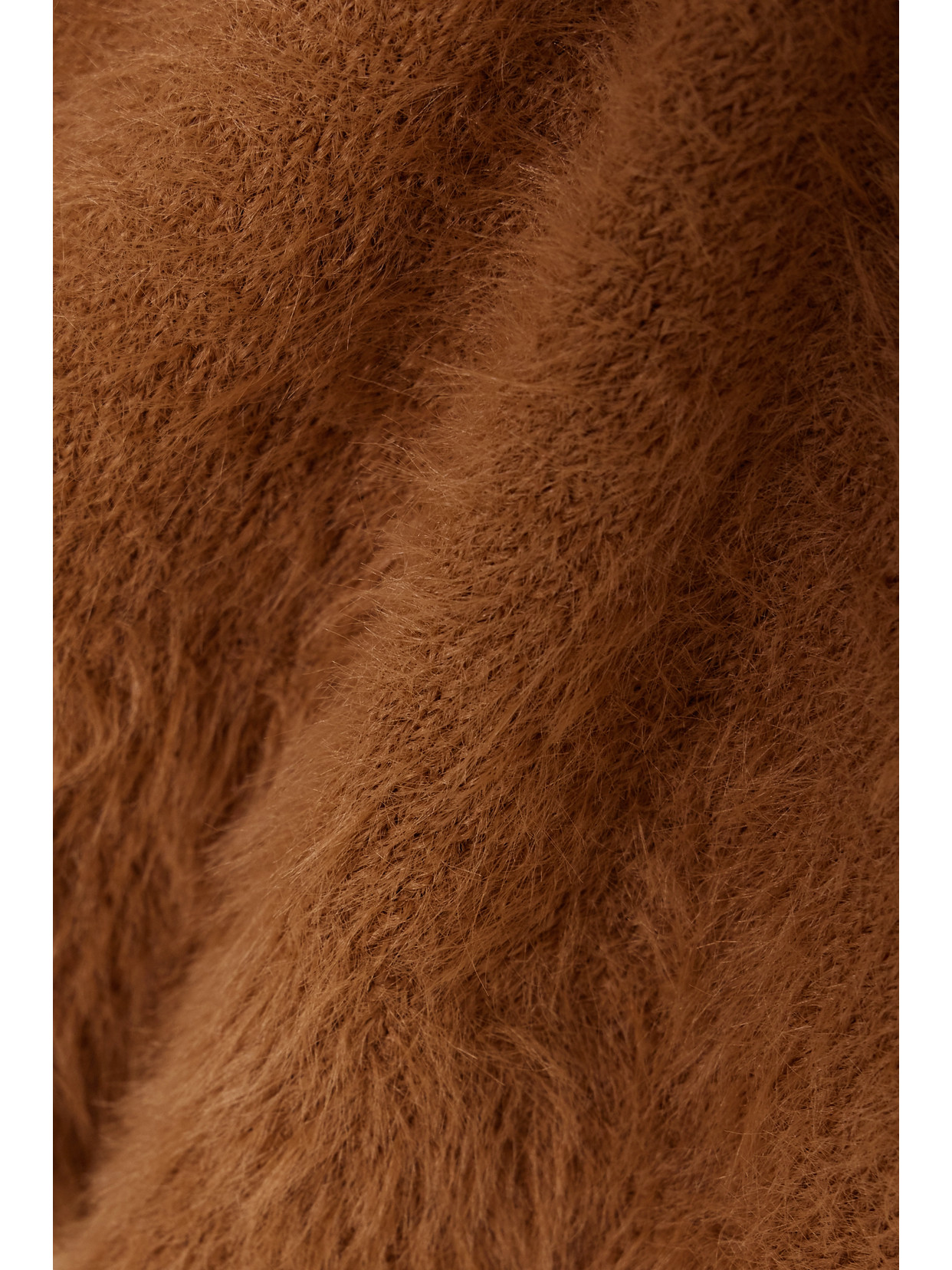 Dries Van Noten Brushed Knitted Sweater In Brown