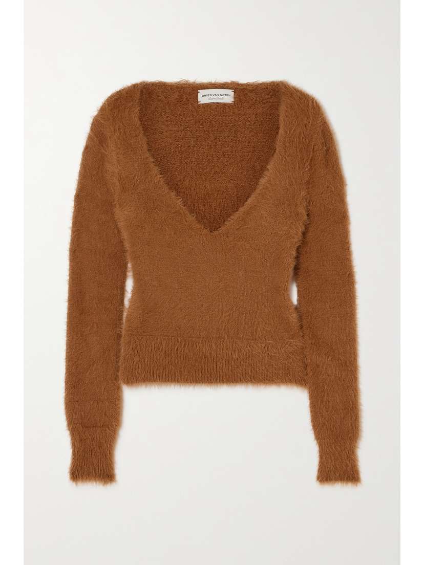 Dries Van Noten Brushed Knitted Sweater