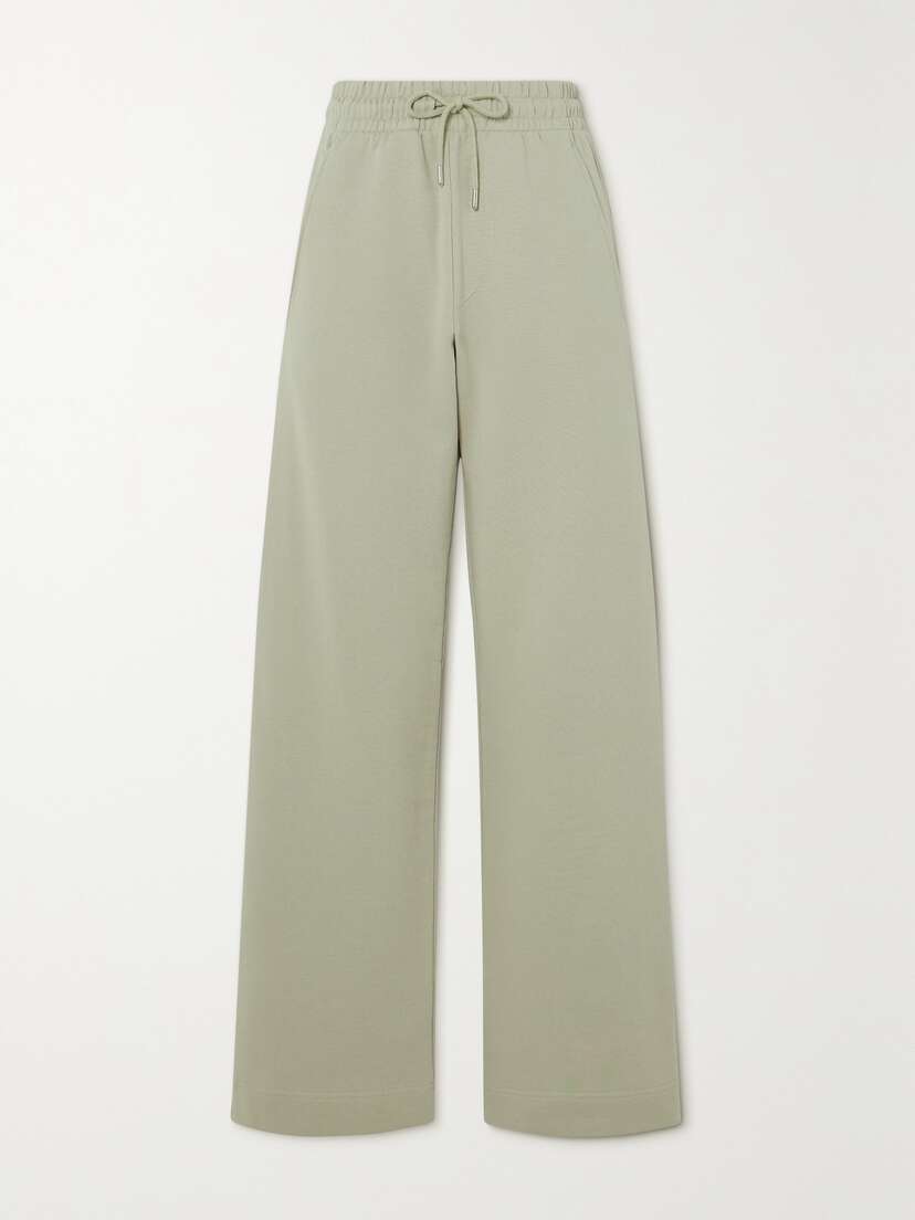 Dries Van Noten Cotton-jersey Wide-leg Track Pants