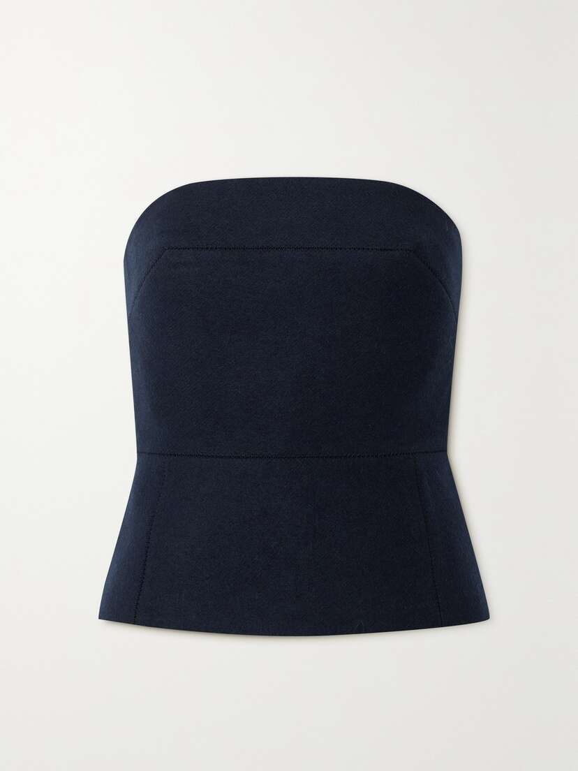 Dries Van Noten Paneled Wool-blend Camisole