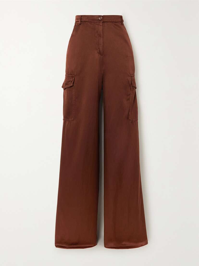 Dries Van Noten Faille Straight-leg Cargo Pants