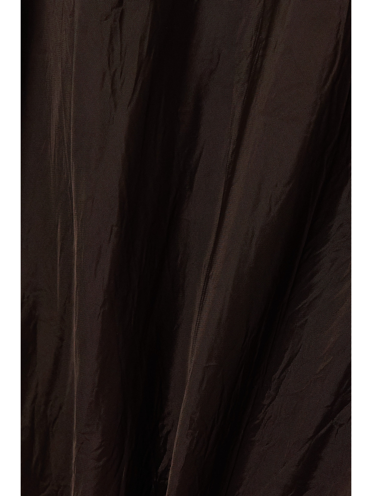 Dries Van Noten Draped Crinkled-shell Dress In Brown
