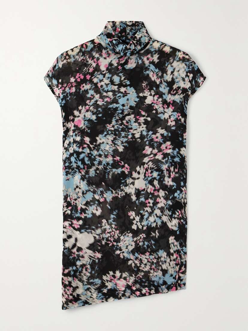 Dries Van Noten Floral-print Chiffon Blouse