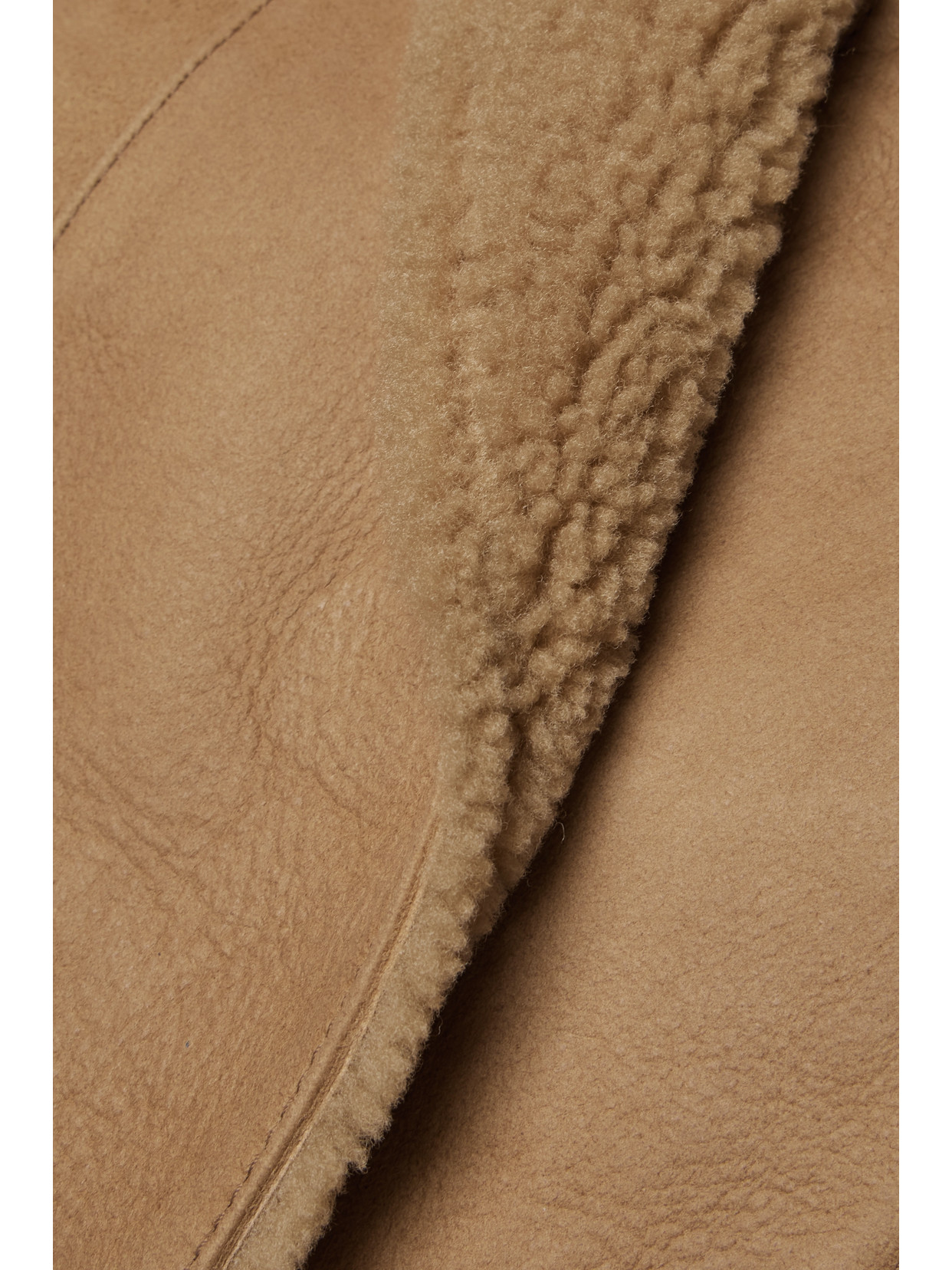 Shop Kassl Editions Reversible Shearling Jacket In Neutrals