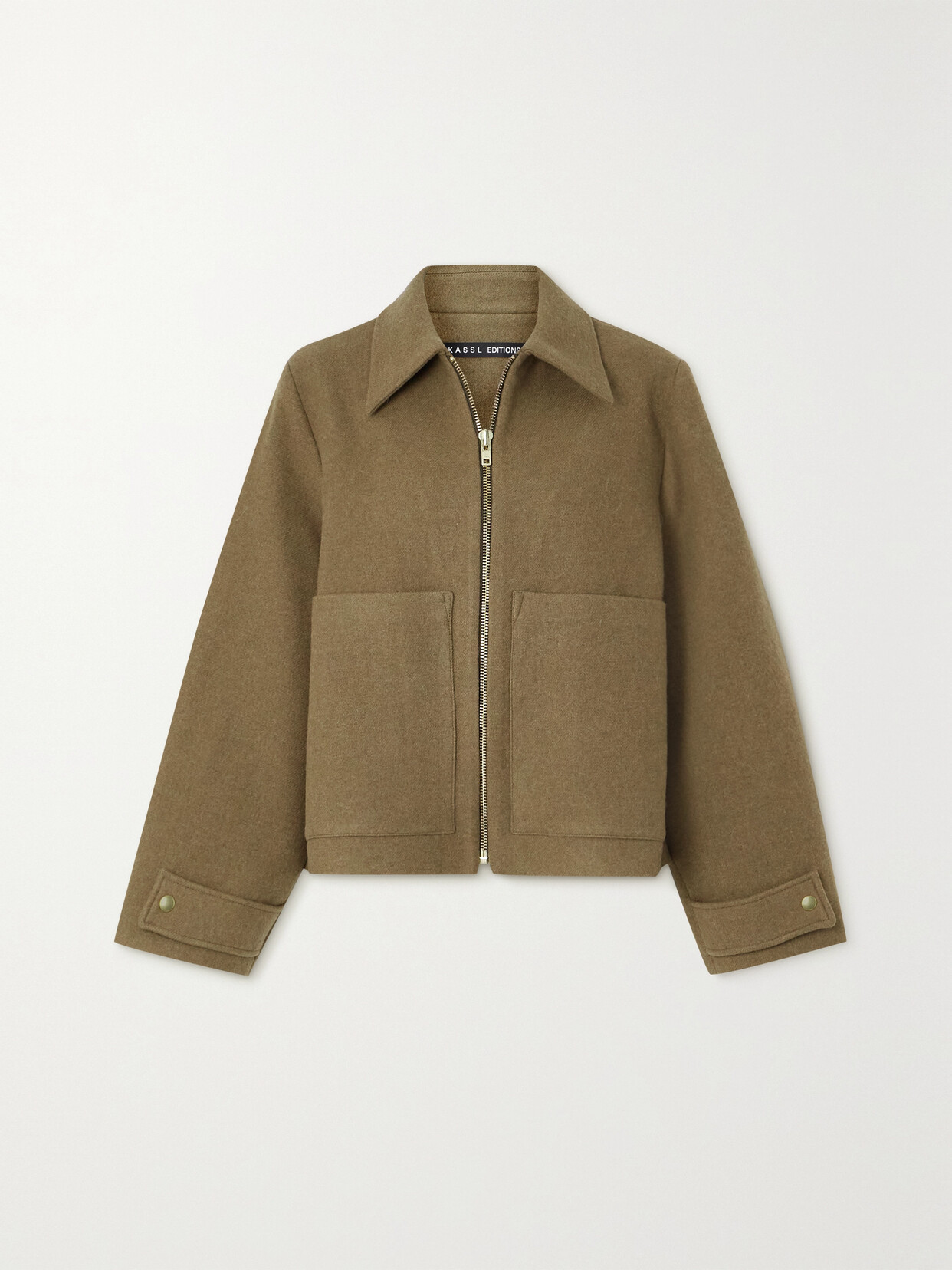 Kassl Editions - Brushed Wool-blend Jacket - Brown