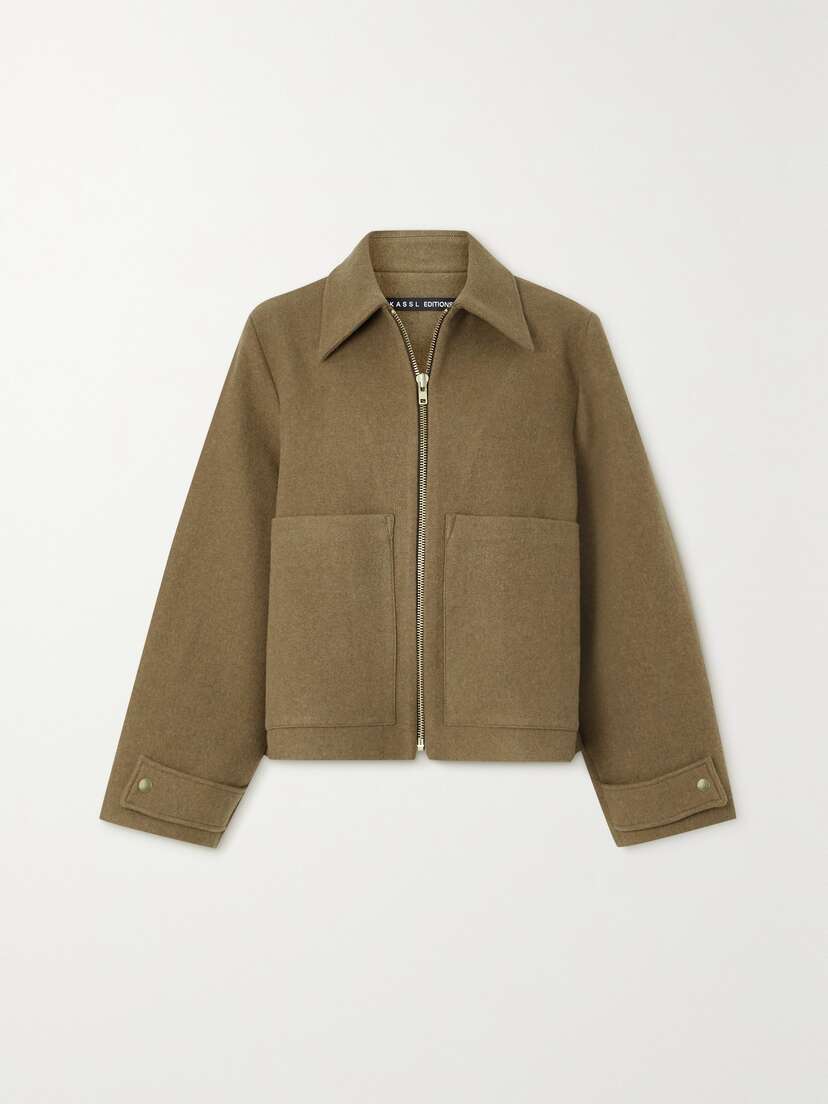 Kassl Editions Brushed Wool-blend Jacket
