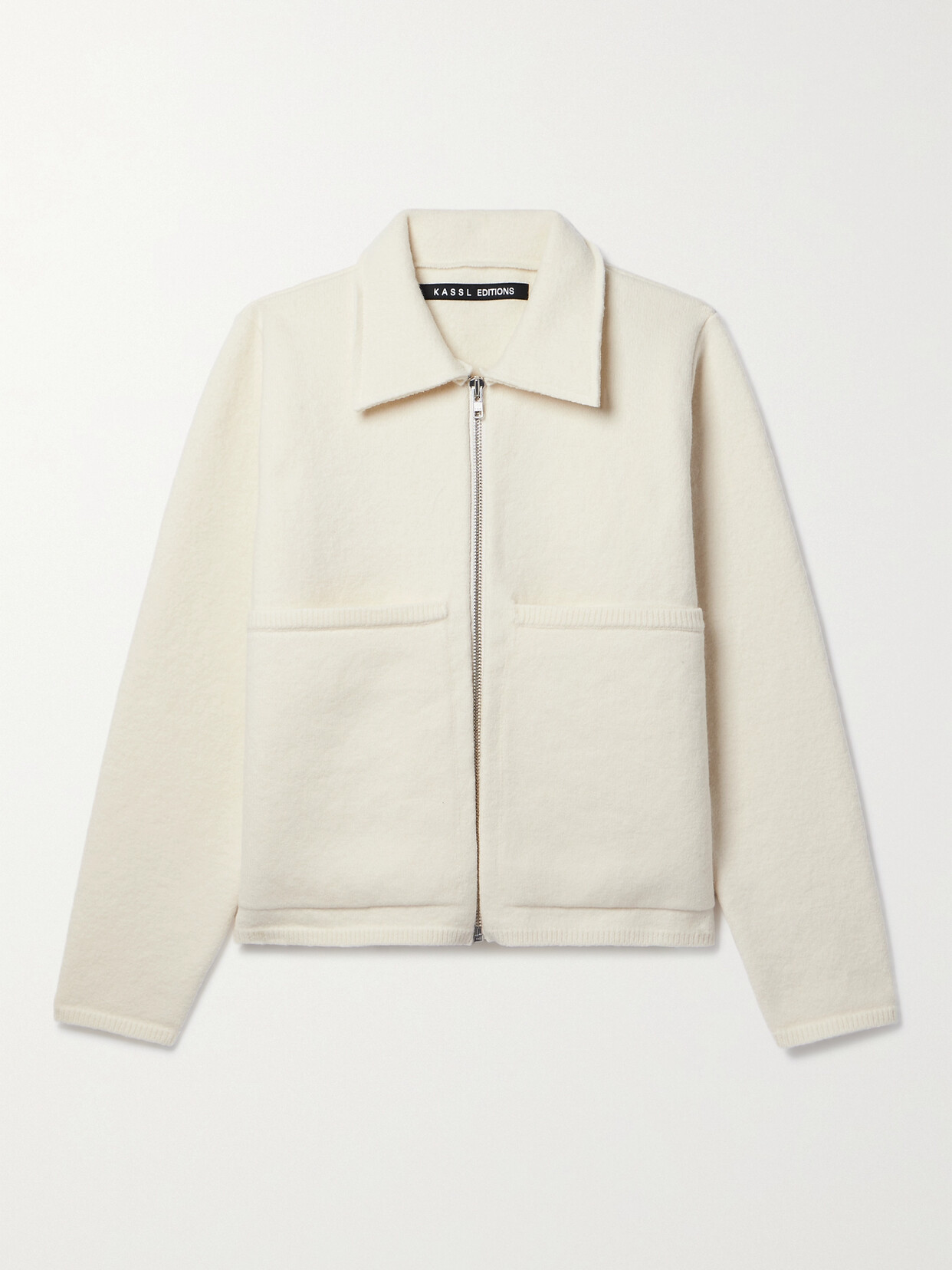 Kassl Editions - Brushed-wool Jacket - Off-white