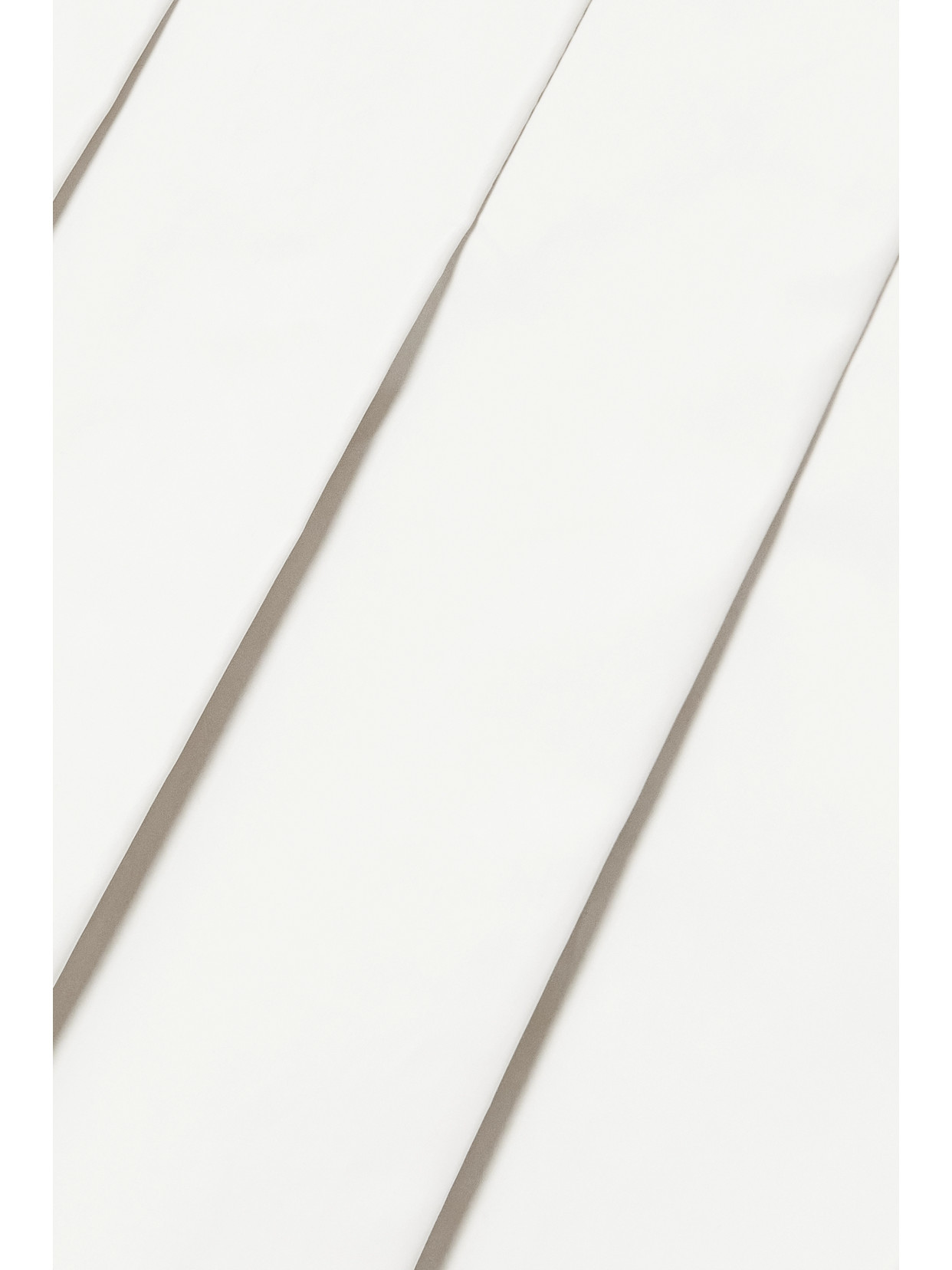 Kassl Editions Pleated Coated Cotton-blend Mini Skirt In White