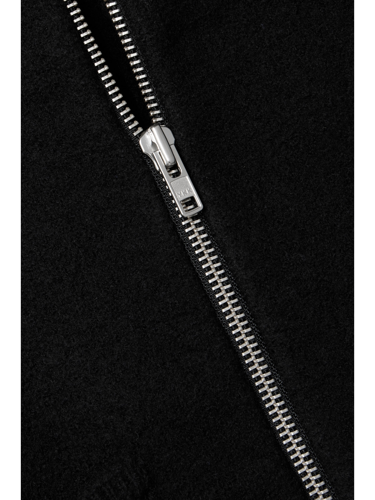 Kassl Editions Balloon-sleeve Merino Wool Jacket In Black