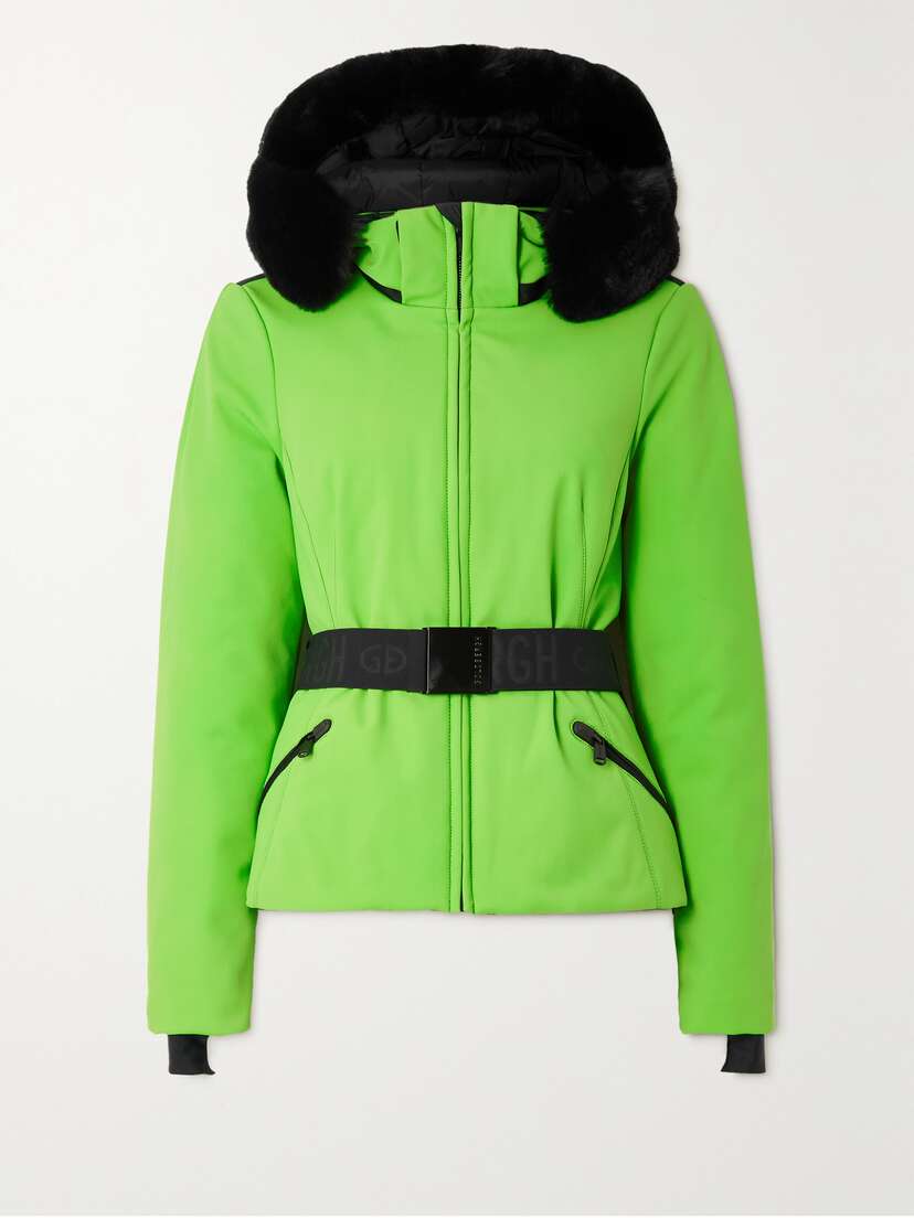 Goldbergh Hida Faux Fur-trimmed Hooded Ski Jacket
