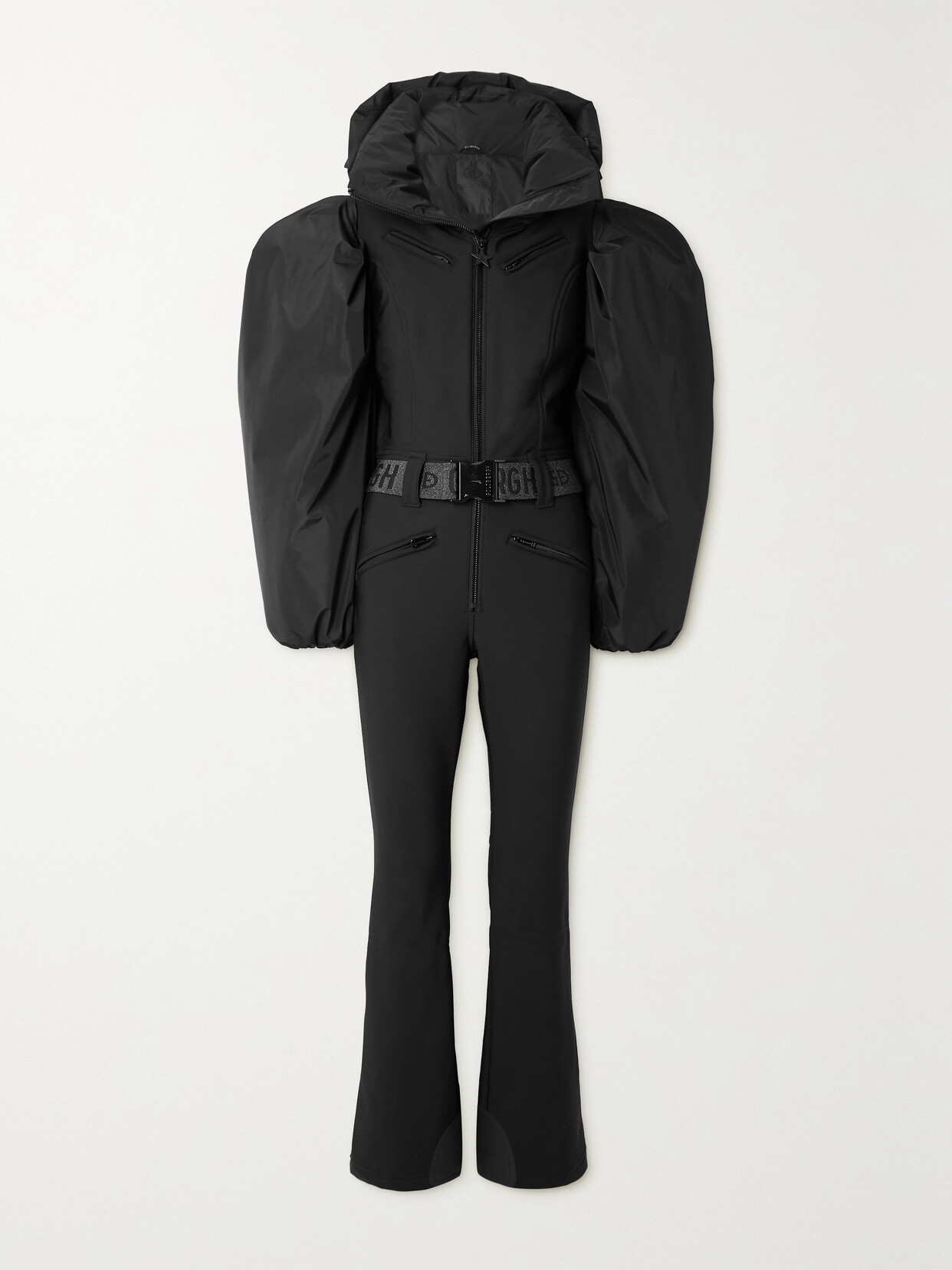 Goldbergh Voom Belted Hooded Ski Suit - Black
