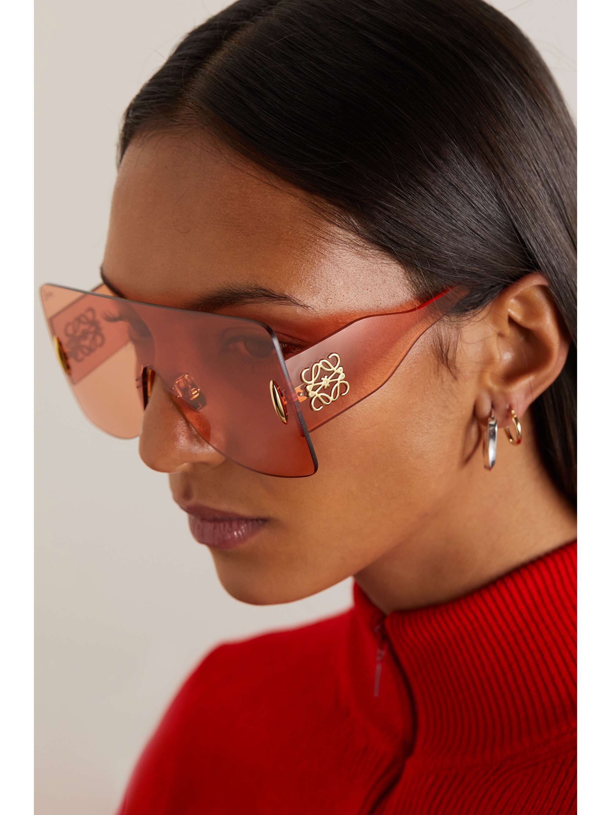 LOEWE EYEWEAR Anagram D-frame sunglasses