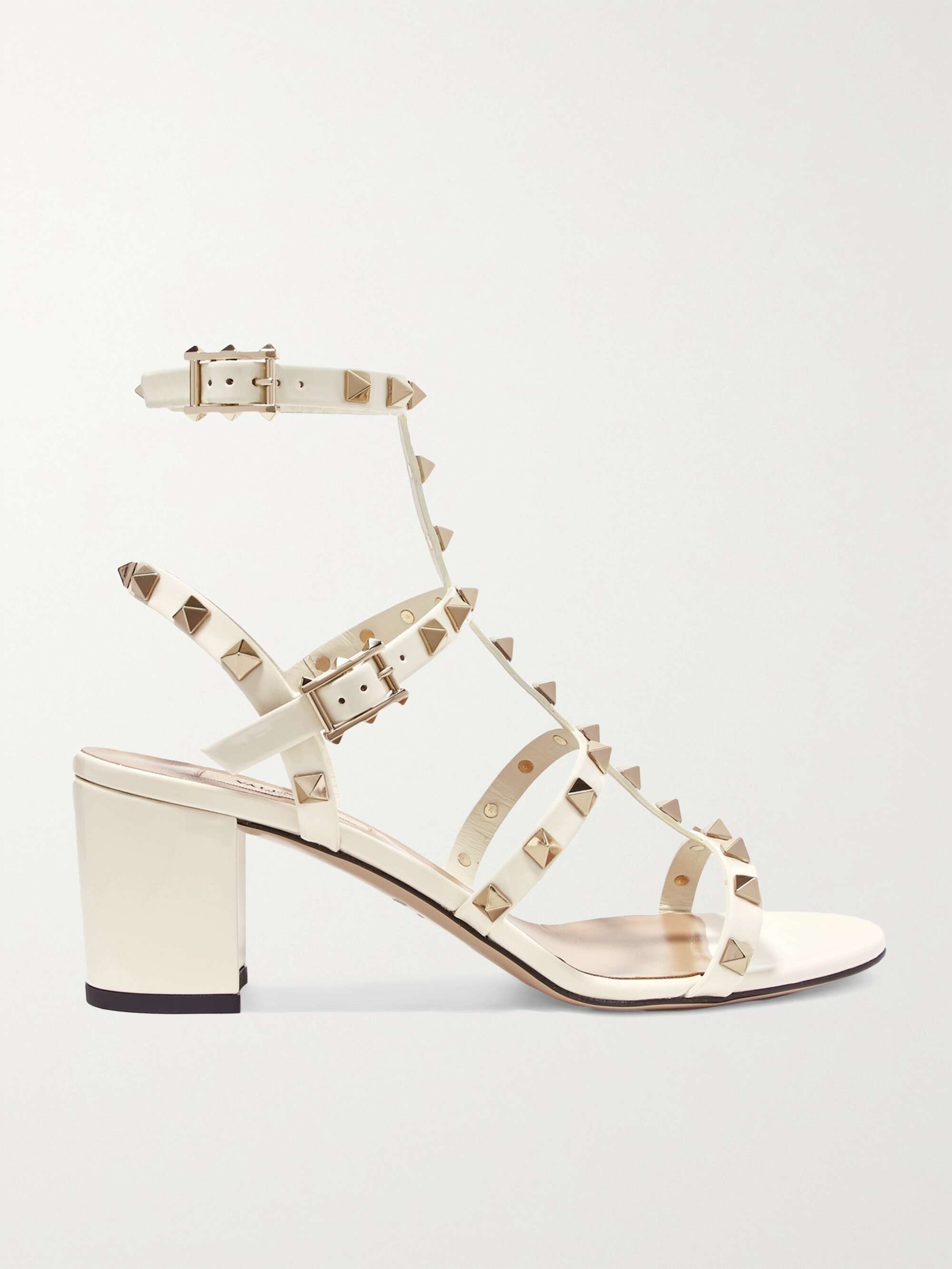 VALENTINO Valentino Garavani The Rockstud 60 patent-leather | NET-A-PORTER