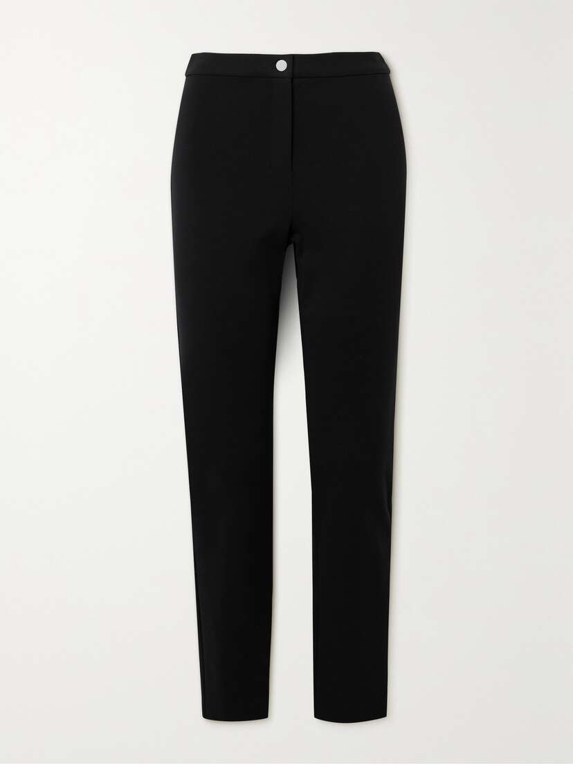 Theory Cropped Stretch-ponte Skinny Pants