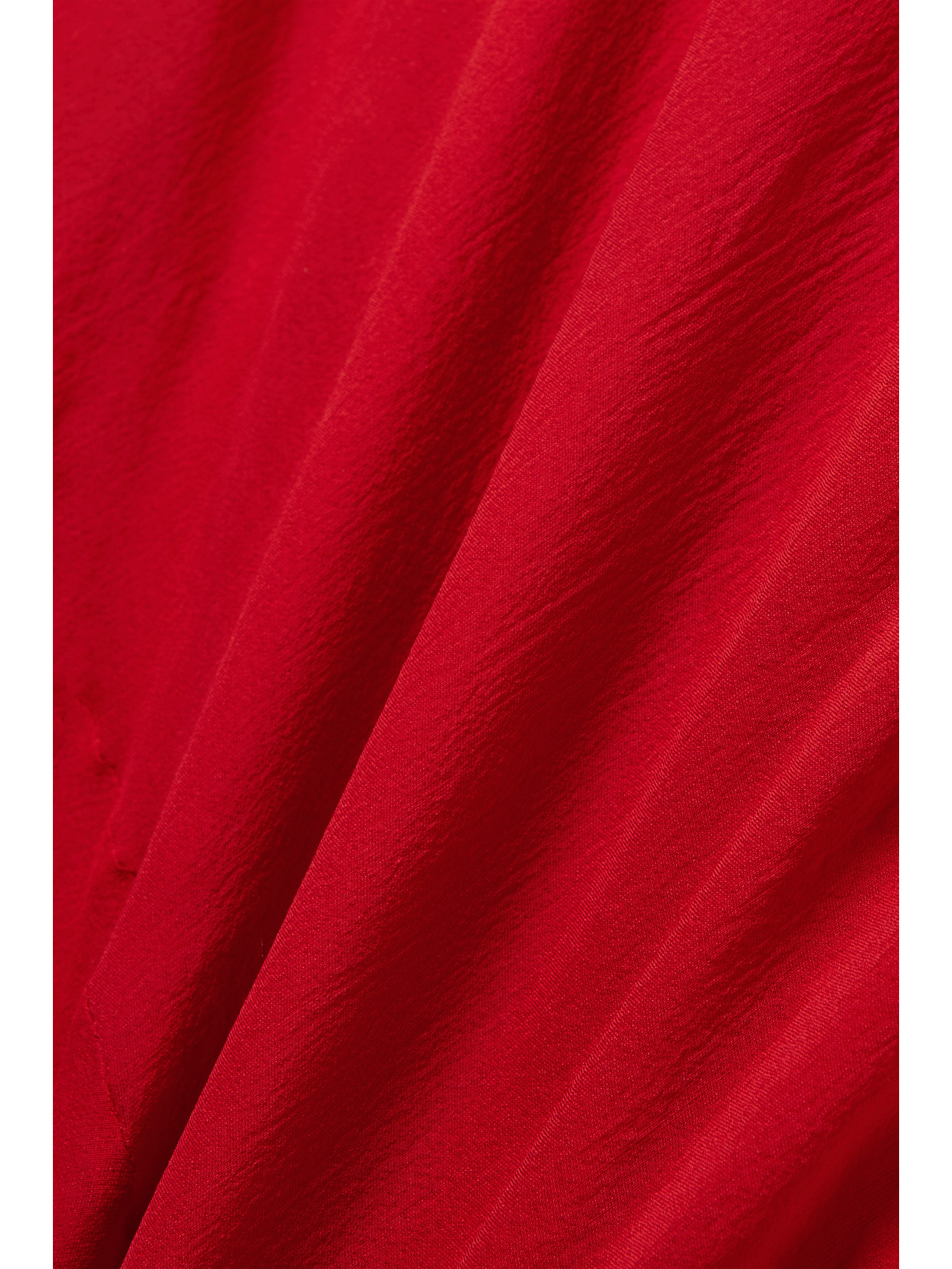 Shop Veronica De Piante Christy Wool And Silk-blend Georgette Gown In Red