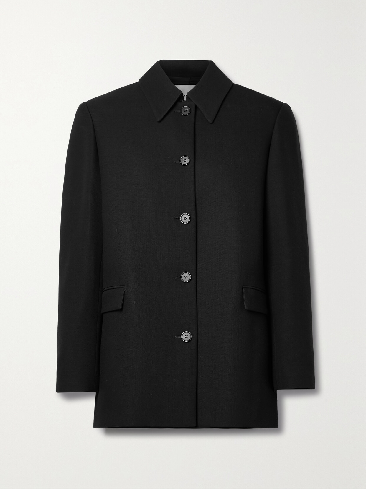 Veronica de Piante - Klara Grain De Poudre Jacket - Black