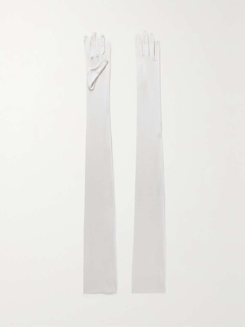 Dries Van Noten Stretch-knit Gloves