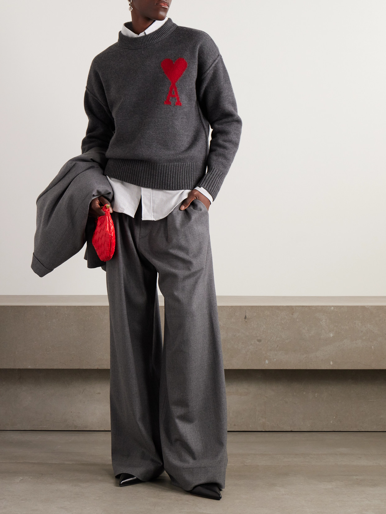 + Net Sustain Adc Intarsia Sweater
