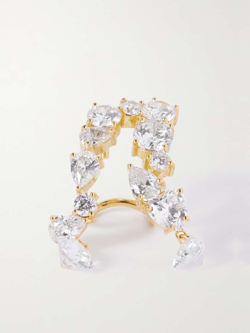 Completedworks + Net Sustain Recycled Gold Vermeil Cubic Zirconia Ear Cuff