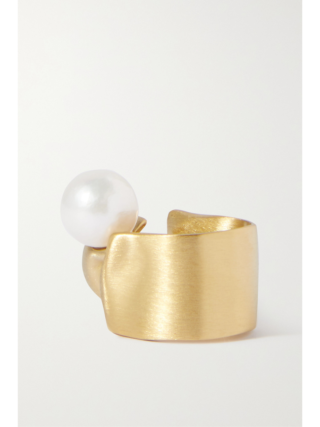 Completedworks Chunky Pearl Ring In Gold