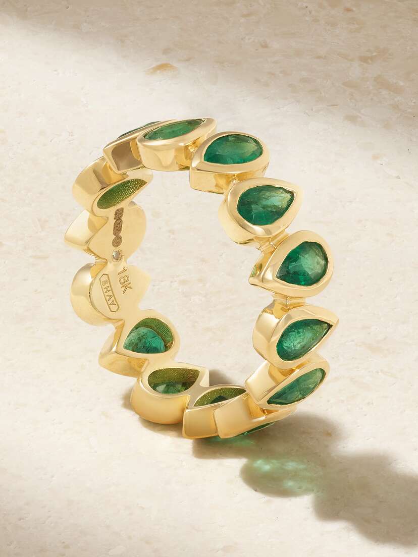SHAY 18-karat Gold Emerald Ring