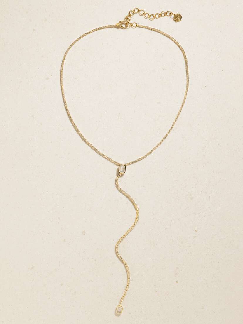 SHAY Illusion Convertible 18-karat Gold Diamond Necklace