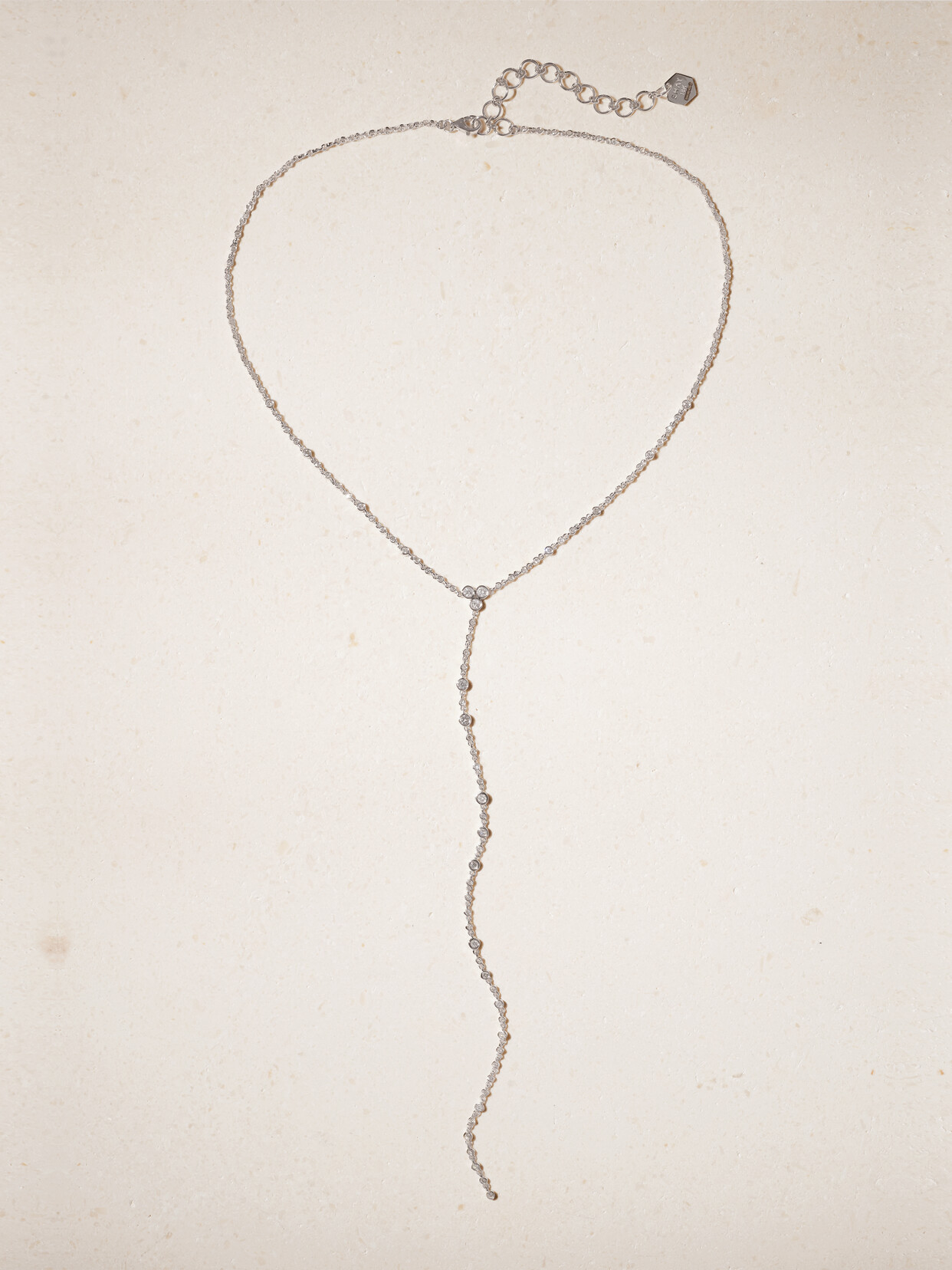 SHAY Infinity 18-karat White Gold Diamond Necklace - One size