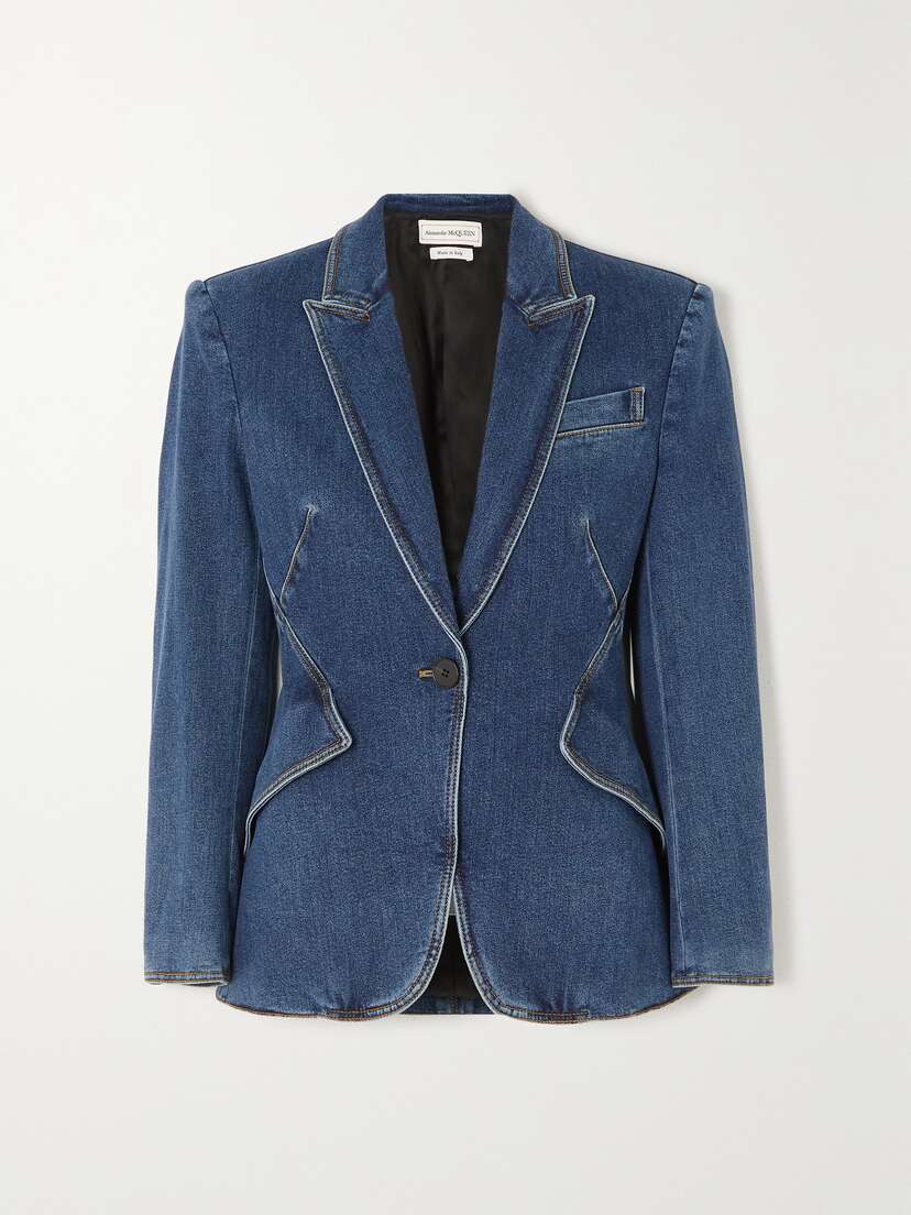 McQueen Denim Blazer