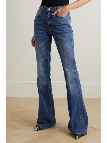 McQueen High-rise flared jeans