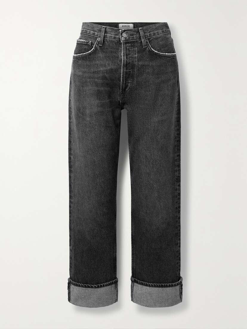 AGOLDE + Net Sustain Fran Cropped Straight-leg Organic Jeans