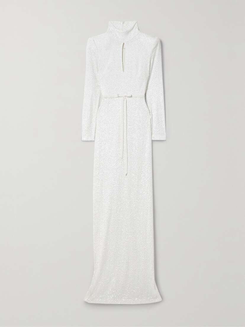 Naeem Khan Tahoe Sequin-embellished Tulle Gown