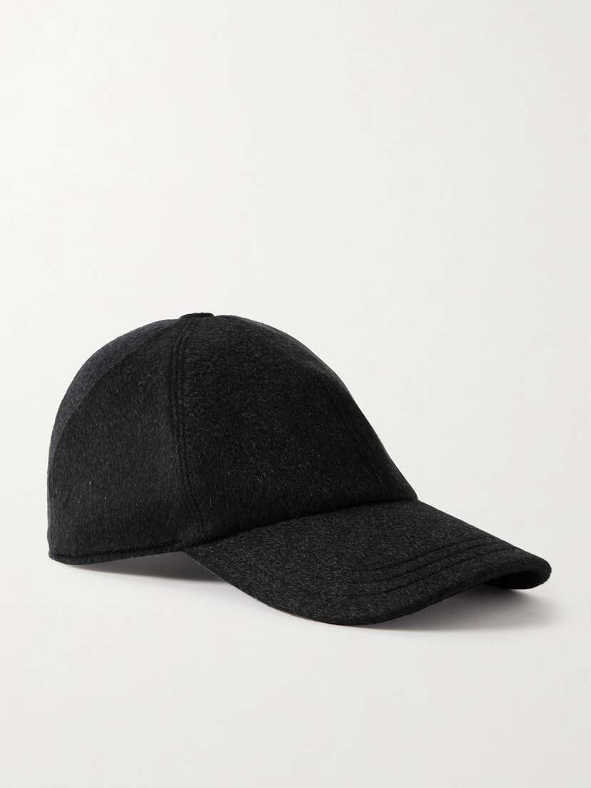 The Row Caspian Cashmere Baseball Cap