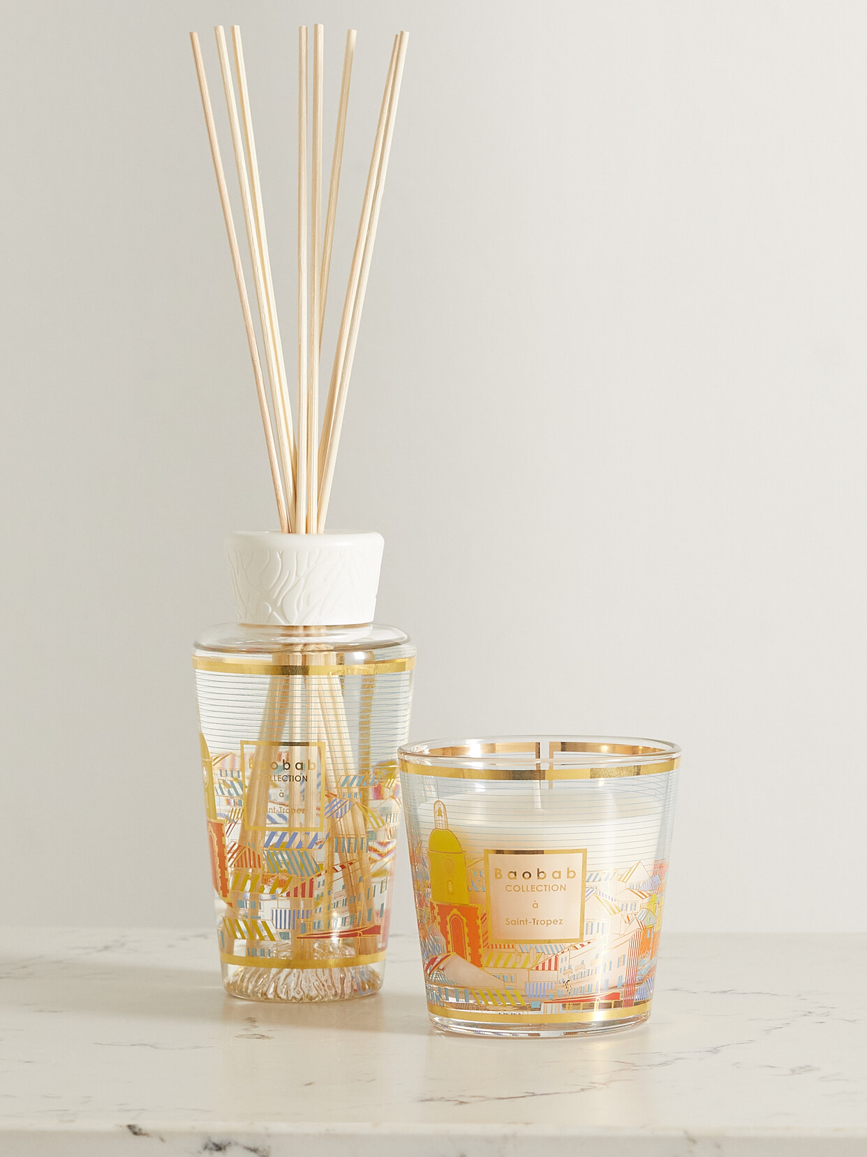 Baobab Collection - Saint-tropez Diffuser And Scented Candle Set - Neutrals