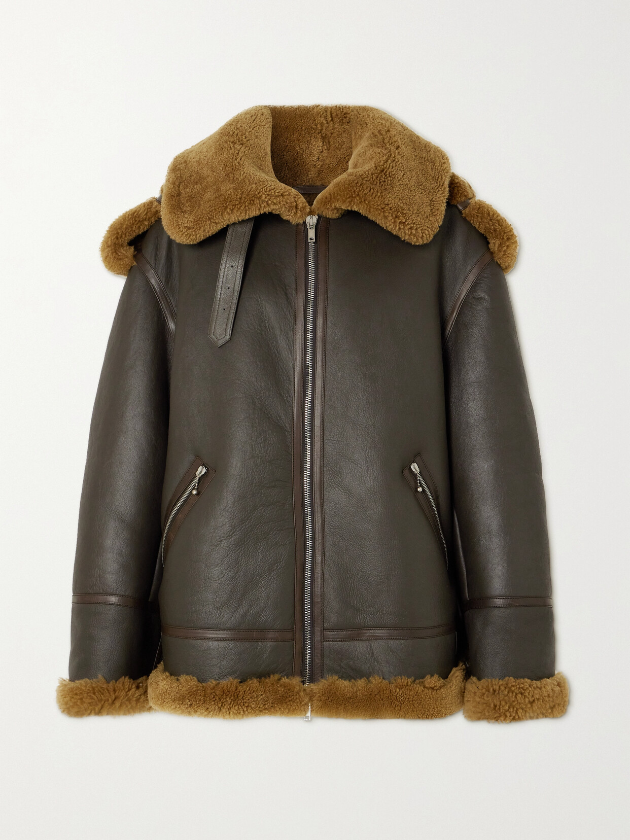 Burberry - Shearling Jacket - Brown