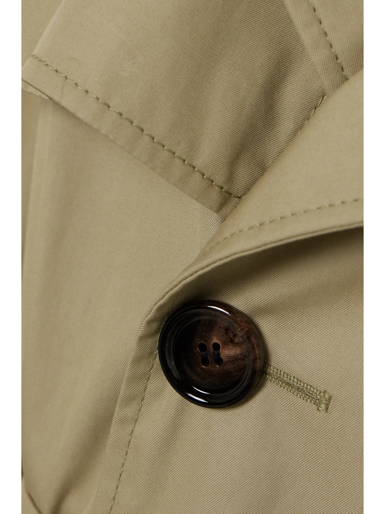 Burberry Belted Double-breasted Cotton-gabardine Trench Coat In Neutrals