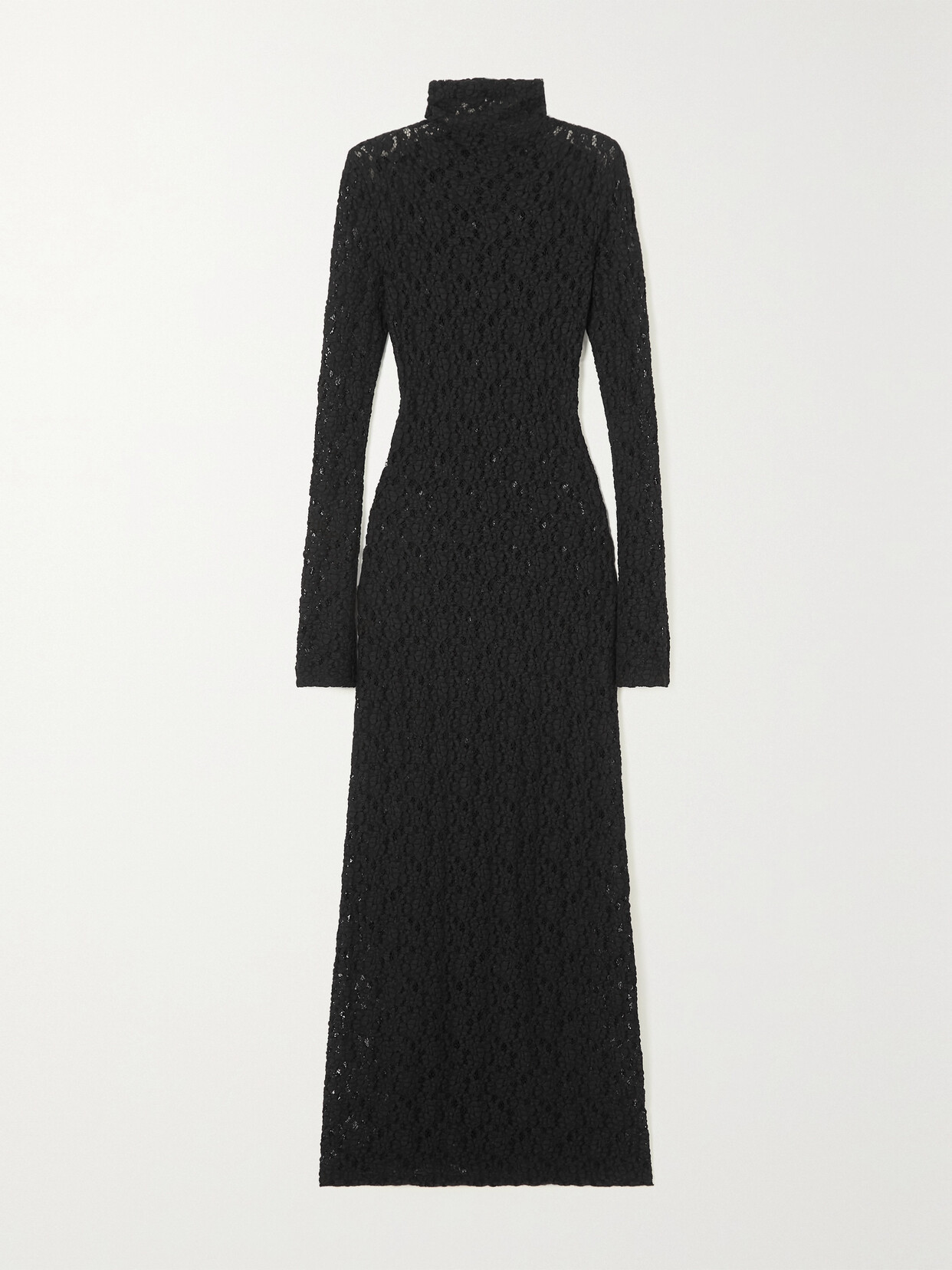 Chloé Crocheted Cotton-blend Maxi Dress - Black