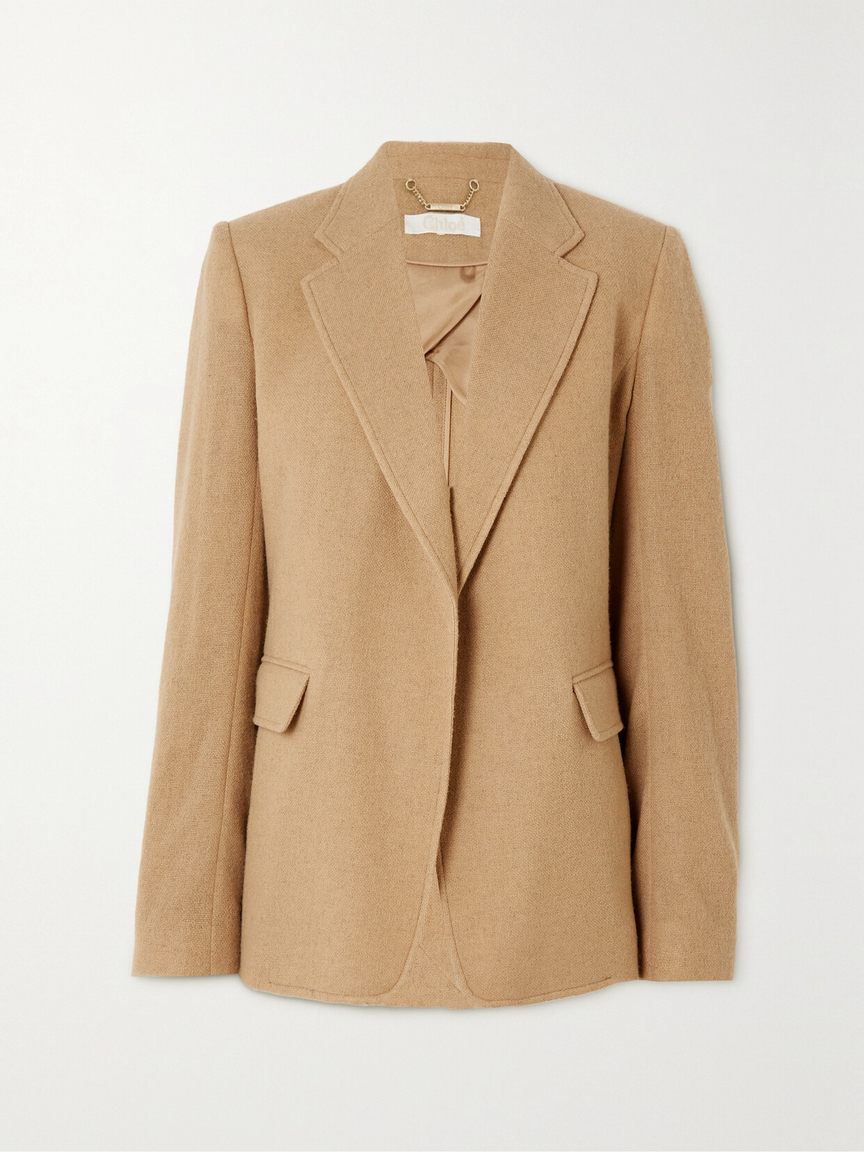 Chloé Cashmere And Wool-blend Blazer - Brown