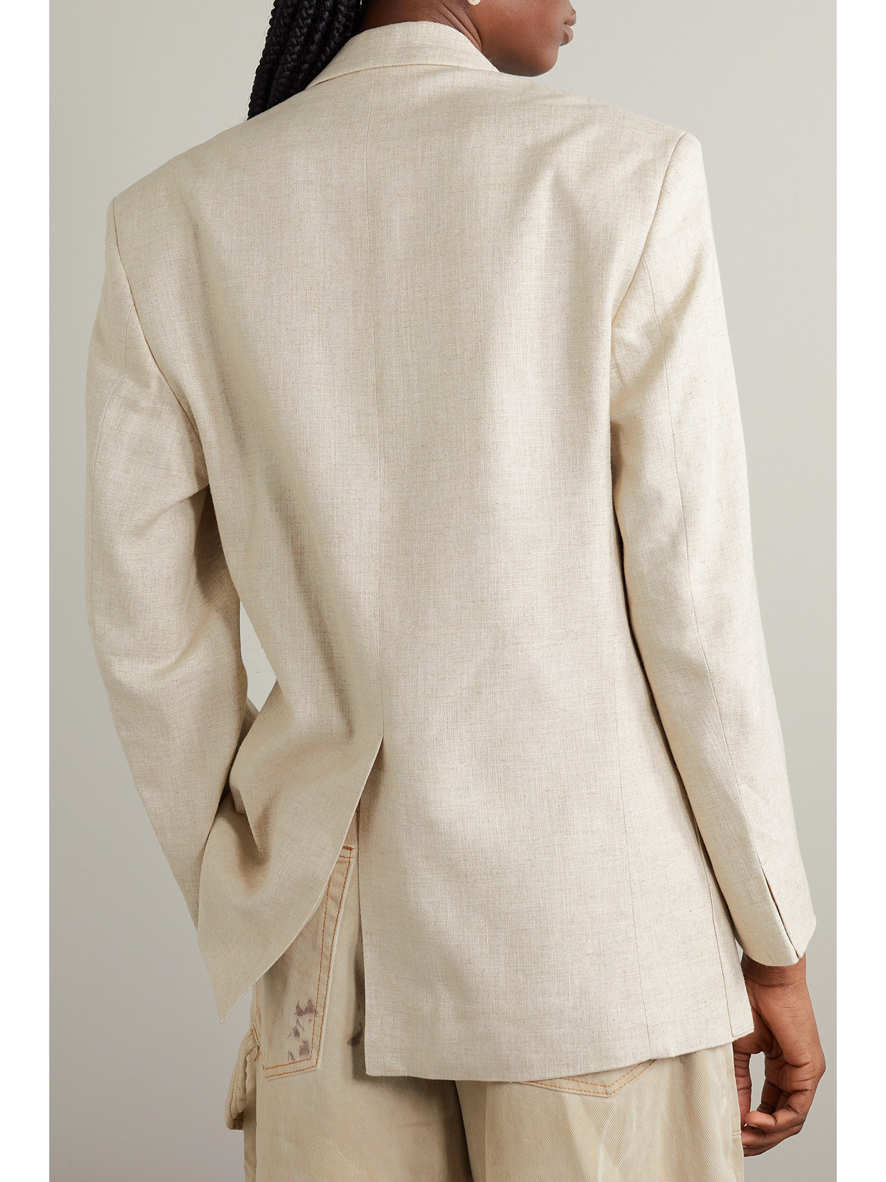 Jacquemus D'homme Twill Blazer In Neutrals