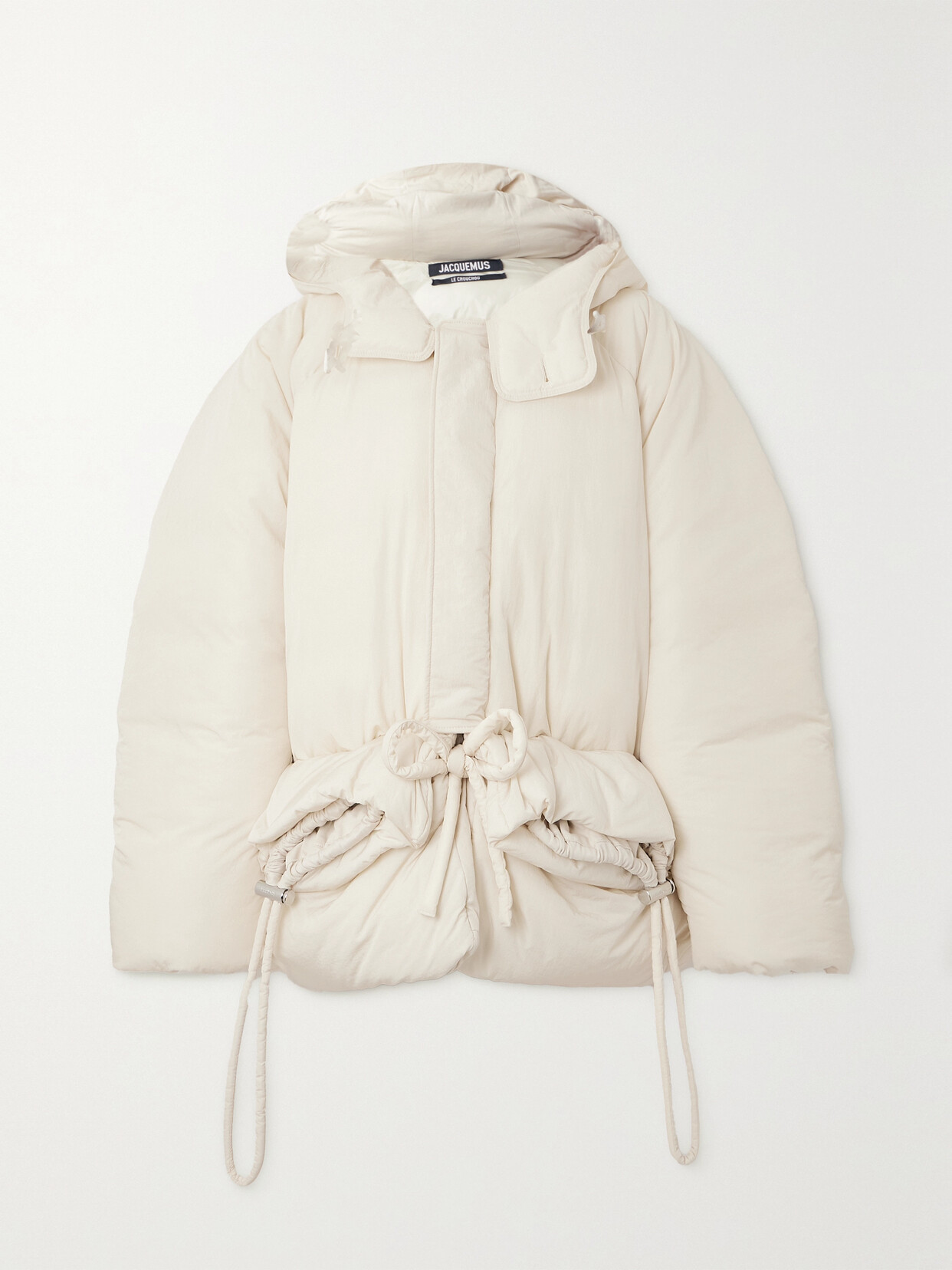 Jacquemus - La Doudoune Capullo Oversized Shell Hooded Jacket - Off-white