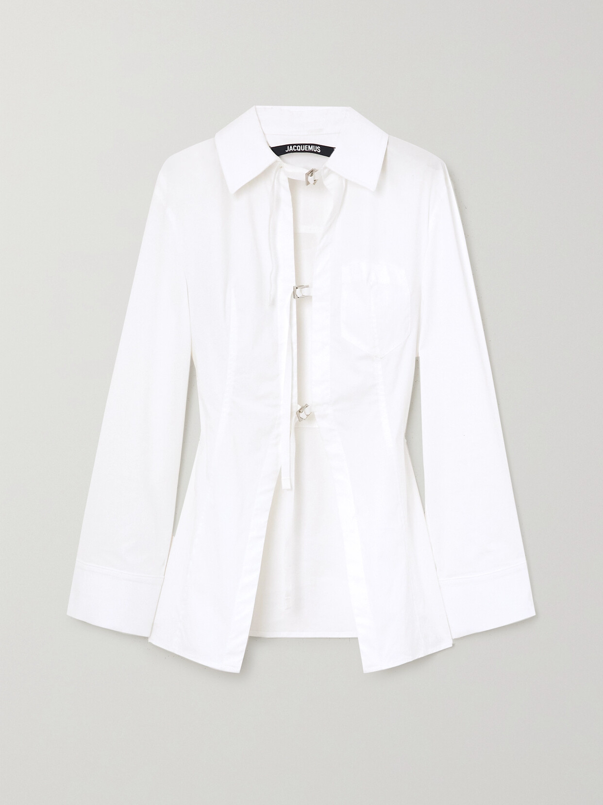 Jacquemus - Lavoir Stretch-cotton Poplin Shirt - White