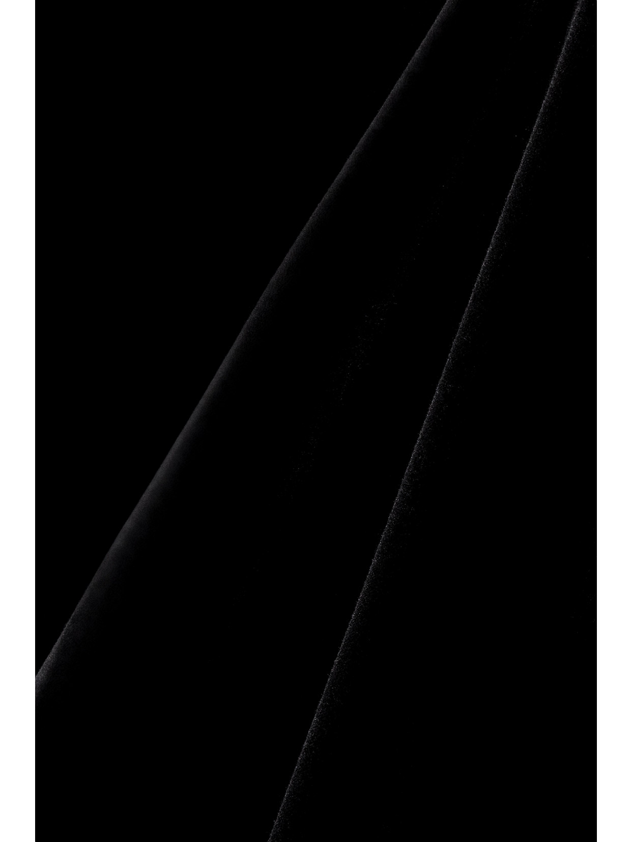 Loewe Strapless Cotton-blend Velvet Midi Dress In Black