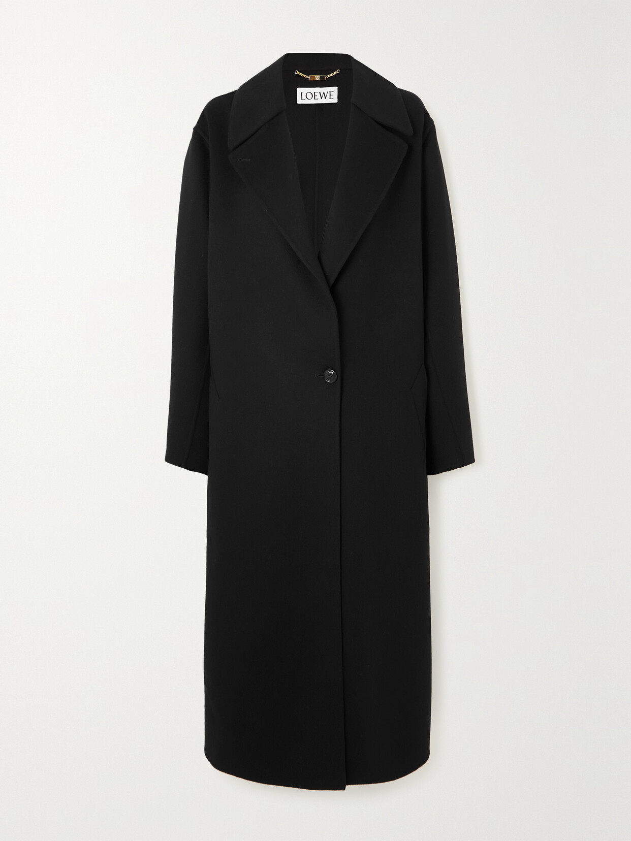 Loewe - Wool And Cashmere-blend Coat - Black