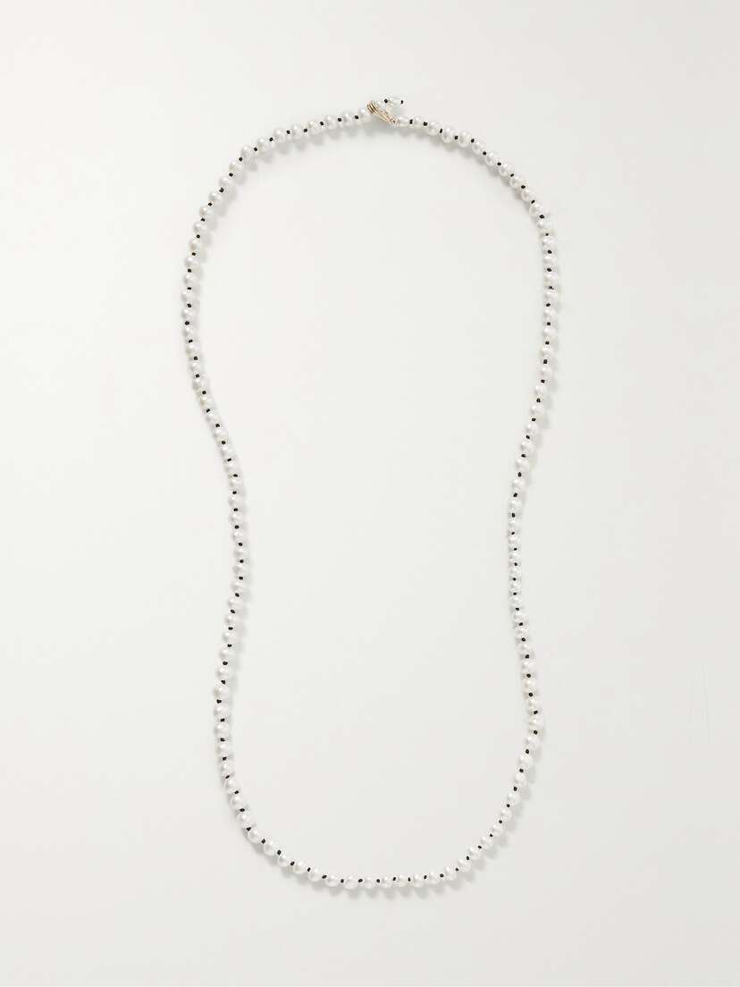 Loren Stewart + Net Sustain 14-karat Recycled Gold Pearl Necklace