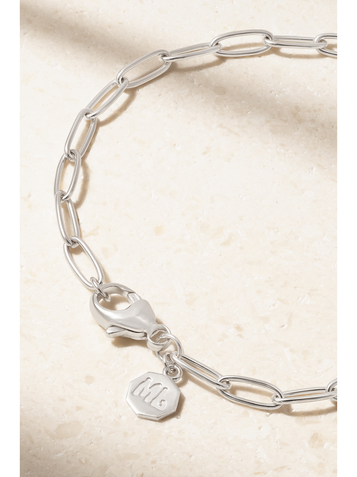 Marlo Laz Porte Bonheur 14-karat White Gold Diamond Necklace In Gold